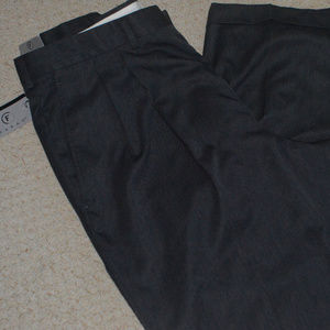 FARAH DRESS PANTS GRAY 38/29 Pleated New w/ Tags